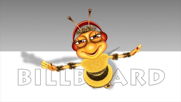 Funny 3D Bee - Billboard Promo 4 alt