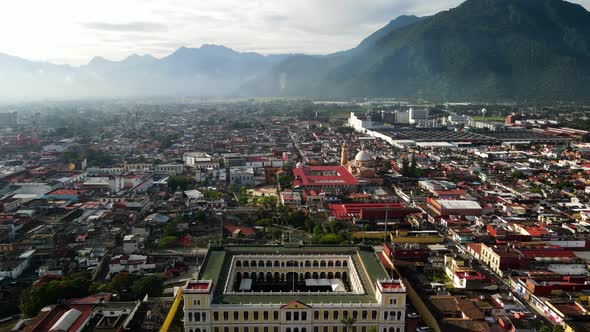 Vire of churches and palaces of Orizaba Veracruz