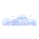 Macau Skyline China City Buildings Vector Linear - GraphicRiver Item for Sale