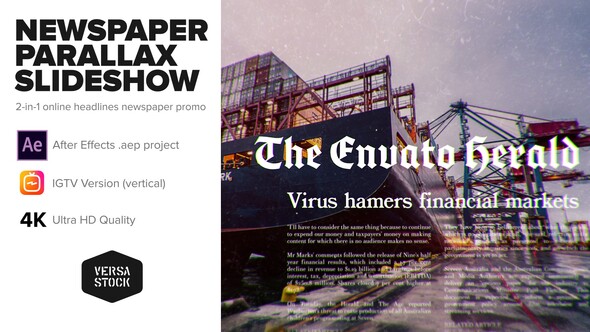 Newspaper Parallax Slideshow Promo alt