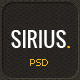 Sirius - Clean Style Portfolio PSD Template - ThemeForest Item for Sale