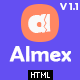 Almex : Single Page Landing Template - ThemeForest Item for Sale