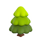 Cartoon Pine Tree - 3DOcean Item for Sale