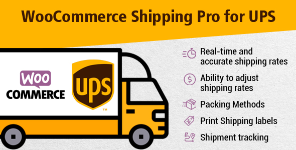 Woocommerce Ups Shipping Pro - Live Rates, Print Label &Amp; Tracking