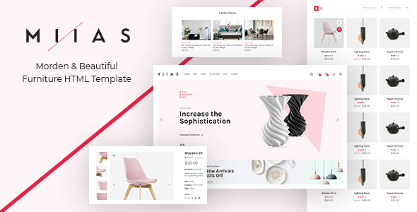MIIAS - Furniture Bootstrap 4 Reaponsive HTML5 Template