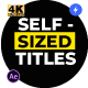 Self-Sized Boxed Titles - VideoHive Item for Sale