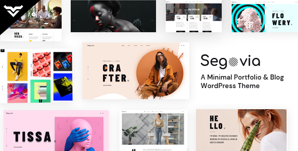 Segovia – A Minimal Portfolio And Blog WordPress Theme