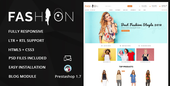 Moda - responsywny motyw Prestashop 1.7