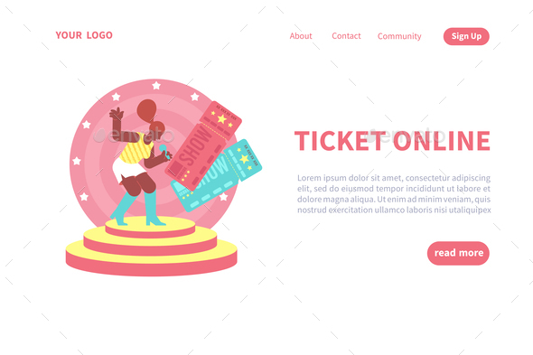 Tickets Online Landing Page
