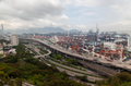 Container terminal special Hong Kong cranes load cargo vessels - PhotoDune Item for Sale