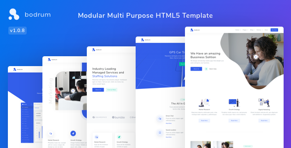 Bodrum – Modular Multi Purpose HTML5 Template