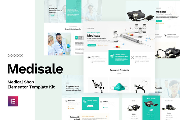 Medisale - Medical Shop Elementor Template Kit