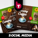 Luxury Coffee Social Media Pack - GraphicRiver Item for Sale