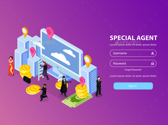 Special Agent Login Page