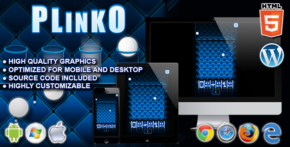 Plinko - gra HTML5 Instant Win