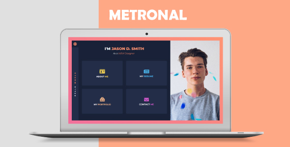 Metronal - Personal Portfolio Page