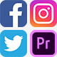 Social Media Icons with Links - VideoHive Item for Sale