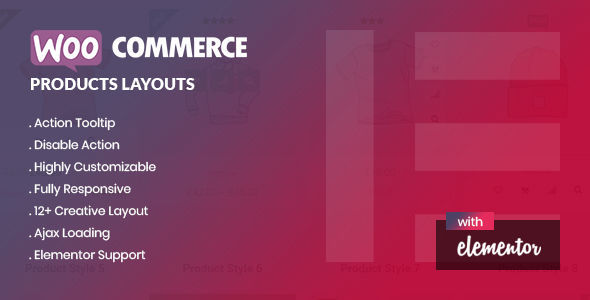 Yolo Products Layouts - WooCommerce Addon for Elementor Page Builder