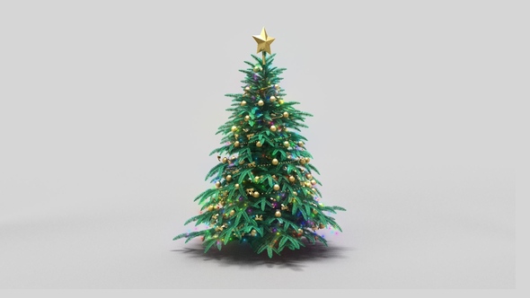 Christmas Particle Tree 01