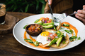 Tacos with eggs and avocado for breakfast - PhotoDune Item for Sale