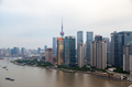 Huangpu river of Shanghai reflects Pudong New Area - PhotoDune Item for Sale