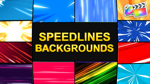 Speedlines Backgrounds | FCPX