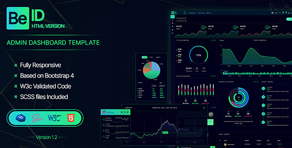 Beid - Bootstrap 4 Admin Dashboard Template