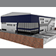 Factory Building, Composite Panel Facade - 3DOcean Item for Sale