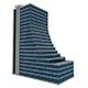 Simple Skyscraper Model with Terraces - 3DOcean Item for Sale