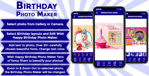 Birthday Photo Maker IOS (Objective C)