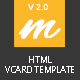 Mendy : Personal Vcard/Resume HTML5 Template - ThemeForest Item for Sale