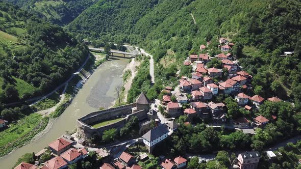 Vranduk Castle a small medieval castle of Bosnian kings V11
