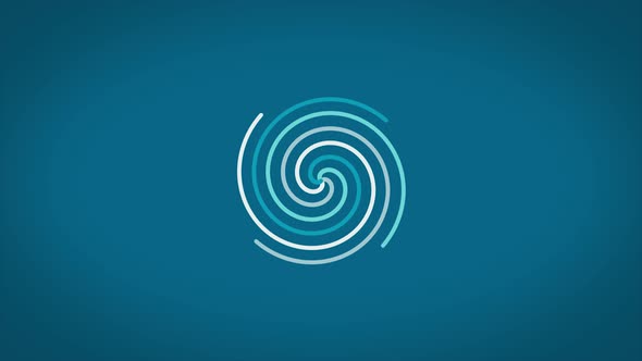 Abstract soft color spiral shape