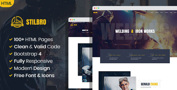 Stilbro - Metal and Steelworks Company HTML template