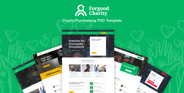 ForGood| Charity/Nonprofit PSD Template