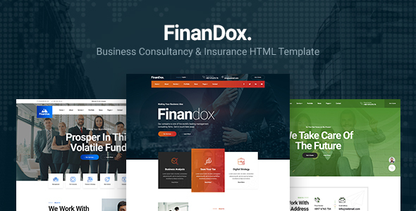 Finandox - Business Consulting and Professional Services HTML Template