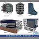Building Pack (5 Buildings of Residental and Industrial) - 3DOcean Item for Sale