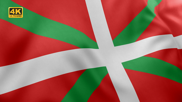 Basque Flag - 4K