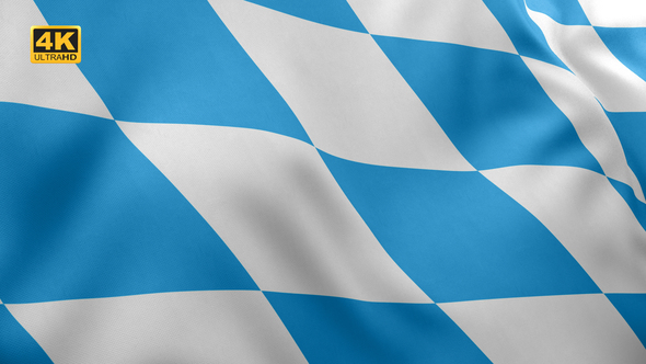 Bavaria Flag (Lozengy) - 4K