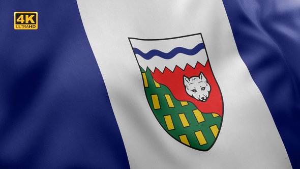 The Northwest Territories Flag - 4K