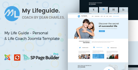LifeGuide - Personal and Life Coach Joomla Template