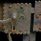 Old Metal Door Open and Close