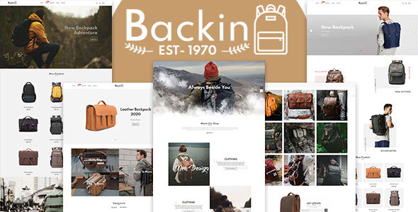 Backin - Bags And Backpack Modern Shopify Theme