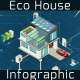 Energy Efficient Eco House Infographic - VideoHive Item for Sale