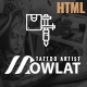 Dowlat - Inkd, Tattoo HTML Template - ThemeForest Item for Sale