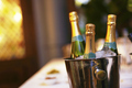 Bottles of champagne on ice bucket - PhotoDune Item for Sale