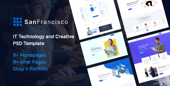 San Francisco - IT Technology and Creative PSD Template
