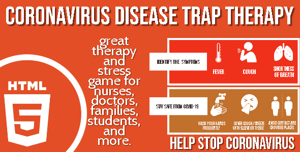 Coronavirus Disease Trap Therapy HTML5 Game - HTML5 Website