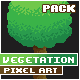 Vegetation Pack Pixel Art - GraphicRiver Item for Sale