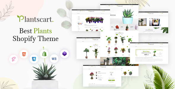 Plantscart – Nursery Plants Shopify Multi-Purpose Responsive Theme OS 2.0